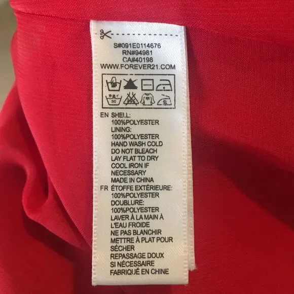 ❤️ Forever 21 Red Cage Dress ❤️ - Picture 15 of 15